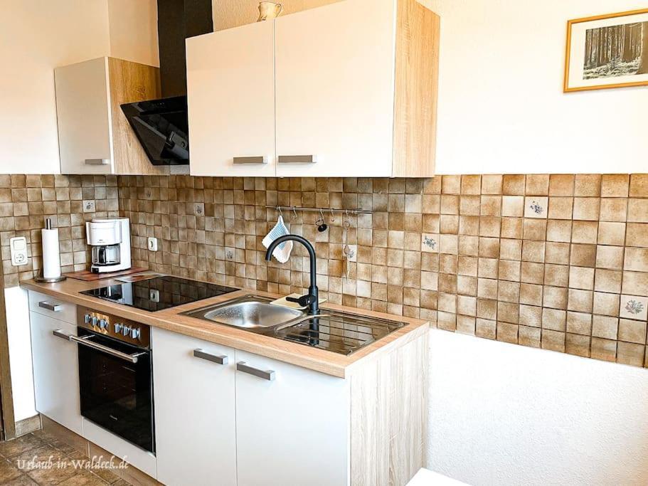 Ferienwohnung Kellerwald Waldeck  Ngoại thất bức ảnh